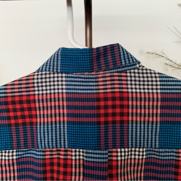 Barbour Men's Tailored Fit, Check Print, Button Down Shirt, Size Medium - Picture 8 of 12